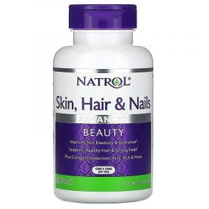 Viên uống tốt cho da tóc và móng Skin Hair & Nails 60 viên của Natrol