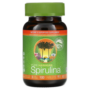 Viên uống Tảo Spirulina Hawaii nguyên chất hộp 100 viên của Nutrex Hawaii