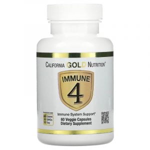 Viên uống hỗ trợ hệ miễn dịch Immune 4 California Gold Nutrition hộp 60 viên