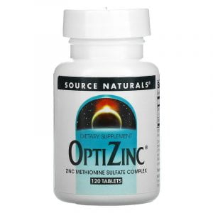 Viên uống bổ sung kẽm OptiZinc hộp 120 viên của Source Naturals