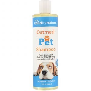 Sữa tắm cho chó mèo Mild By Nature, Oatmeal Pet Shampoo (355 ml)