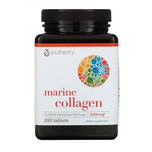 Viên uống Marine Collagen 2500 mg lọ 290 viên, Youtheory