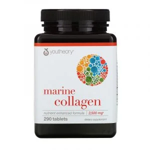 Viên uống Marine Collagen 2500 mg lọ 290 viên, Youtheory