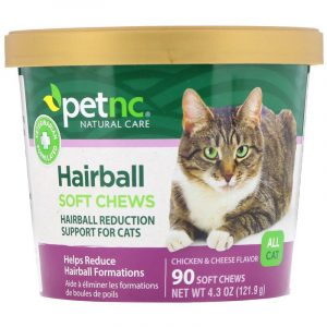 Viên nhai mượt lông cho mèo petnc NATURAL CARE hộp 90 viên