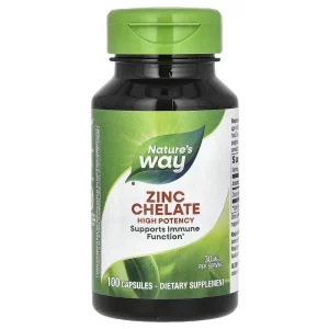 Viên uống tăng cường miễn dịch Zinc Chelate 30 mg Nature's Way ( 100 viên)