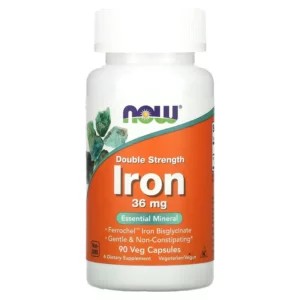 Viên uống bổ sung sắt Iron 36 mg 90 Viên của Now Foods