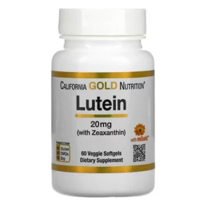 Viên uống bổ mắt Lutein with Zeaxanthin 20 mg 60 viên của California Gold Nutrition