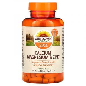 Calcium Magnesium & Zinc hộp 100 viên của Sundown Naturals
