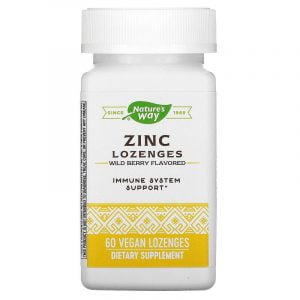 Viên ngậm tăng cường miễn dịch Zinc Lozenges Nature's Way ( 60 viên )