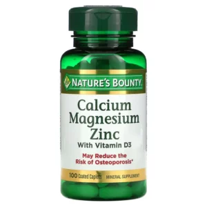 Calcium Magnesium Zinc với Vitamin D3 hộp 100 viên của Nature's Bounty