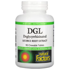 DGL, Chiết xuất rễ cam thảo hộp 90 viên của Natural Factors