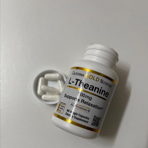 L-Theanine, AlphaWave, Supports Relaxation, Calm Focus, 100 mg hộp 60 viên của California Gold Nutrition 4 L-Theanine, AlphaWave, Supports Relaxation, Calm Focus, 100 mg hộp 60 viên của California Gold Nutrition - Ảnh 4