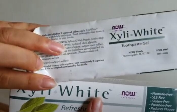 kem danh rang Xyli White Now Foods