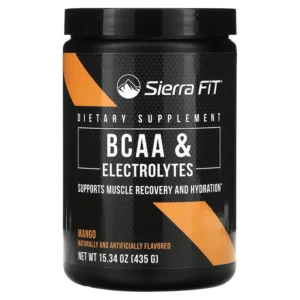 BCAA & Electrolytes, 7G BCAAs, Mango hộp 15.34 oz (435 g) của Sierra Fit