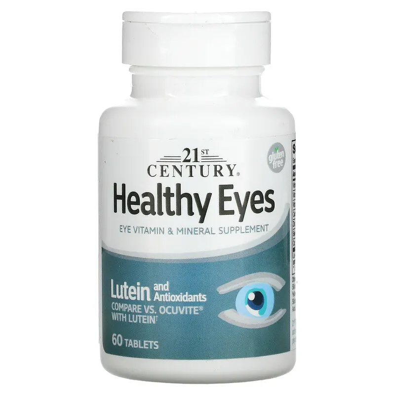 Viên uống bổ mắt Healthy Eyes Lutein and Antioxidants hộp 60 viên của 21st Century 1 Viên uống bổ mắt Healthy Eyes Lutein and Antioxidants hộp 60 viên của 21st Century