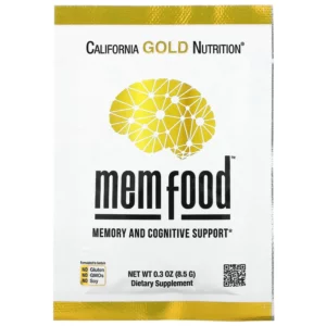 MEM Food, Memory and Cognitive Support, Individual Packet gói 0.3 oz (8.5 g) của California Gold Nutrition