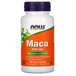Viên uốn tăng cường sinh lý Maca 500 mg hộp 100 viên của Now Foods