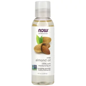 Dầu hạnh nhân ngọt Solutions, Sweet Almond Oil lọ 4 fl oz (118 ml) của Now Foods