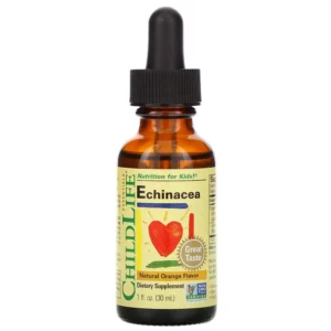 Essentials, Echinacea, Natural Orange Flavor lọ 1 fl oz (30 ml) của ChildLife