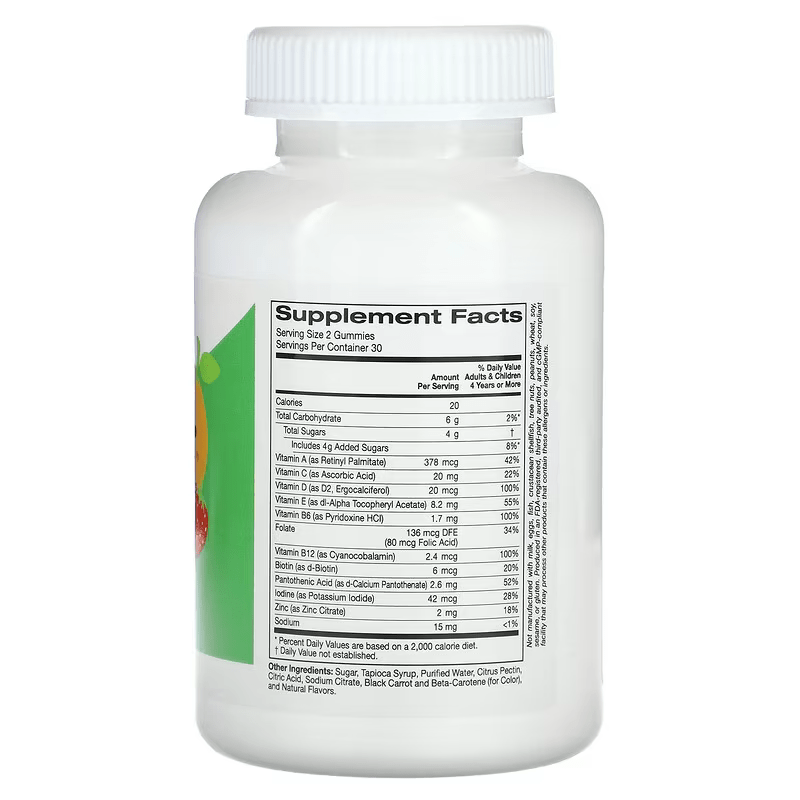Kẹo dẻo Multi Vitamin cho trẻ của California Gold Nutrition ( 60 viên) 3 Kẹo dẻo Multi Vitamin cho trẻ của California Gold Nutrition ( 60 viên) - Ảnh 3