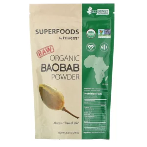 Raw Organic Baobab Powder gói 8.5 oz (240 g) của MRM Nutrition