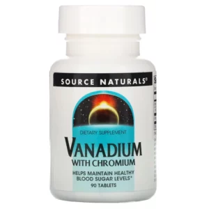 Vanadium with Chromium hộp 90 viên của Source Naturals