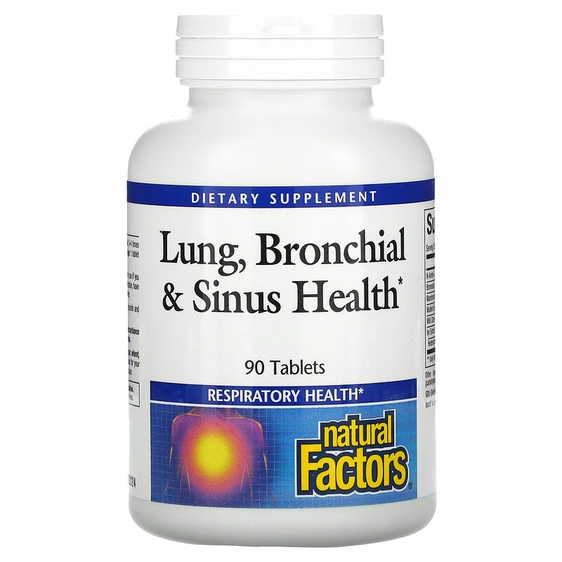 Lung, Bronchial & Sinus Health hộp 90 viên của Natural Factors 1 Lung, Bronchial & Sinus Health hộp 90 viên của Natural Factors
