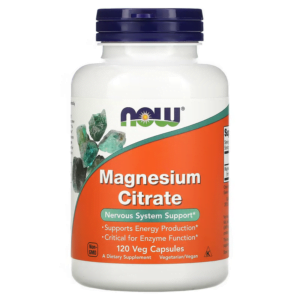 Magnesium Citrate, 120 Viên của NOW Foods