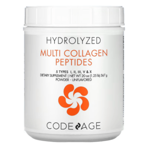 Hydrolyzed, Multi Collagen Peptides, Unflavored, 20 oz (567 g) CodeAge