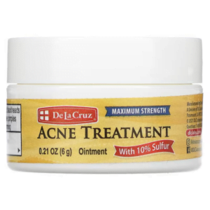Ngăn ngừa mụn trứng cá với 10% lưu huỳnh De La Cruz  0.21 oz (6 g)