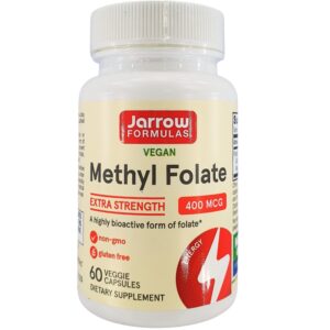 Jarrow Formulas nhà sản xuất thực phẩm chức năng đến từ Los Angeles 8 Methyl Folate, 400 mcg lọ 60 viên của Jarrow Formulas