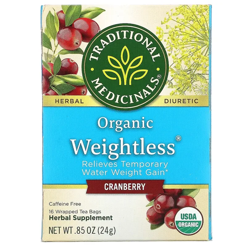 Trà nam việt quất lợi tiểu của Traditional Medicinals 16 túi, .85 oz (24 g)