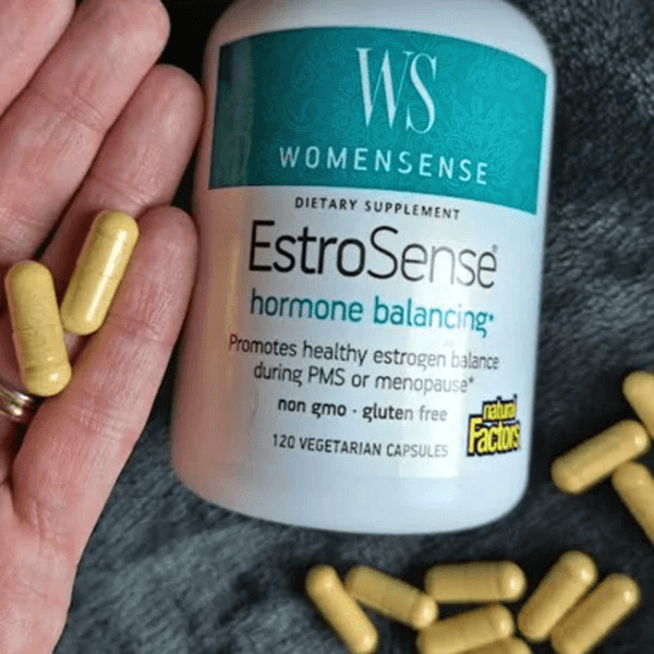 WomenSense, EstroSense Cân bằng nội tiết tố hộp 60 viên của Natural Factors 3 WomenSense, EstroSense Cân bằng nội tiết tố hộp 60 viên của Natural Factors - Ảnh 3
