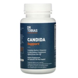 Dr Tobias một thương hiệu vitamin đầy khát vọng! 4 Candida Support của Dr. Tobias hỗ trợ thải độc và làm sạch cơ thể ( 60 Viên)