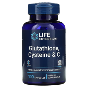 Glutathione, Cysteine & C lọ100 viên của Life Extension