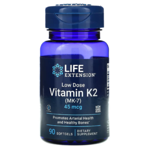 Bổ sung Vitamin K2 Low Dose Vitamin K2 (MK-7), 45 mcg hộp 90 viên của Life Extension