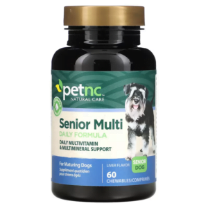 Vitamin tổng hợp cho chó Senior Multi Daily Formula hộp 60 viên của petnc NATURAL CARE