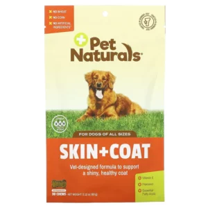 Skin + Coat mượt da và lông cho chó của Pet Naturals, 30 viên
