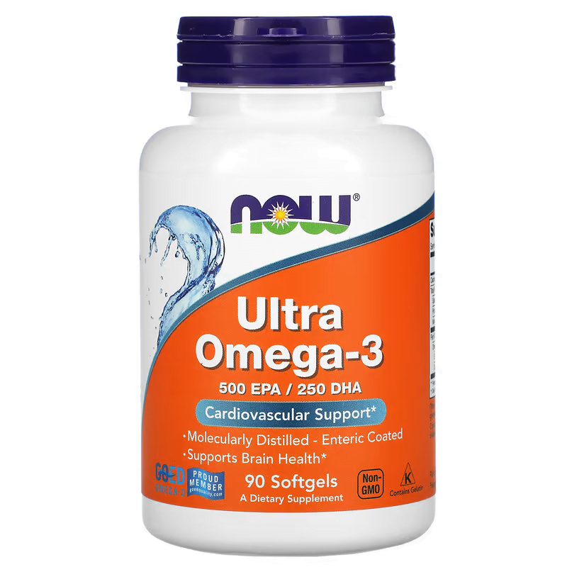 Viên uống dầu cá Ultra Omega-3 Fish Oil Now Foods (90 viên) 1 Viên uống dầu cá Ultra Omega-3 Fish Oil Now Foods (90 viên)