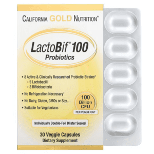 LactoBif 100 Probiotics, 100 Billion CFU, 30 viên, California Gold Nutrition
