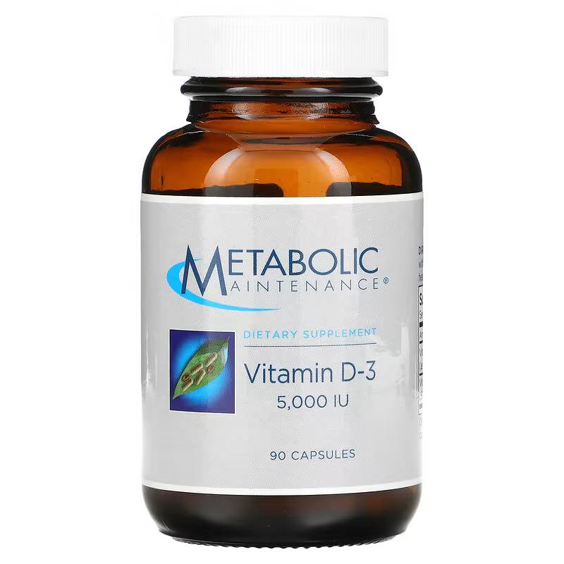 Vitamin D-3, 5,000 IU, 90 viên, Metabolic Maintenance 1 Vitamin D-3, 5,000 IU, 90 viên, Metabolic Maintenance