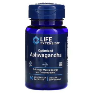 Viên uống hỗ trợ trí nhớ giảm căm thẳng Optimized Ashwagandha Life Extension ( 60 viên)