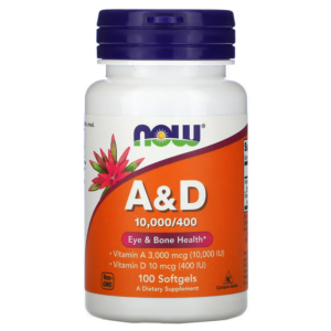 Bổ sung Vitamin A D A&D Now Foods (100 viên)