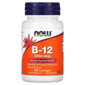 Vitamin B-12 bổ sung vitamin B 1000 mcg Now Foods (100 viên)