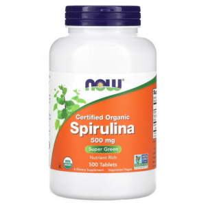 Tảo hữu cơ Spirulina 500 mg Now Foods (500 viên)