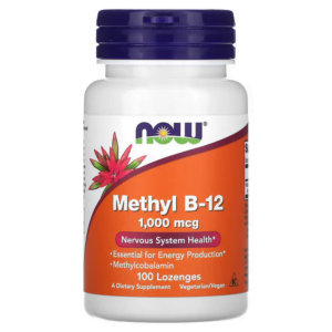 Viên uống hỗ trợ hệ thần kinh Methyl B12 1000 mcg Now Foods (100 viên)
