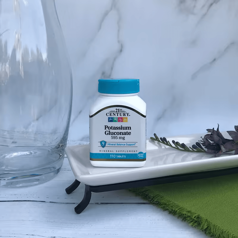 Bổ sung Kali Potassium Gluconate 595 mg 21st Century (110 viên) 3 Bổ sung Kali Potassium Gluconate 595 mg 21st Century (110 viên) - Ảnh 3