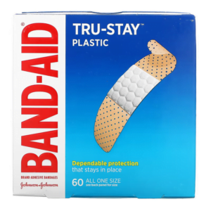 Băng dính y tế Tru-Stay Band Aid (hộp 60 miếng)