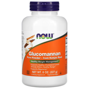 Bổ sung Glucomannan dạng bột nguyên chất 8 oz (227 g) Now Foods