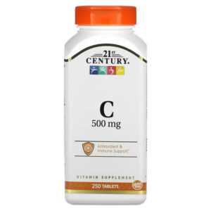 Viên uống bổ sung Vitamin C 500 mg 21st Century (250 viên)